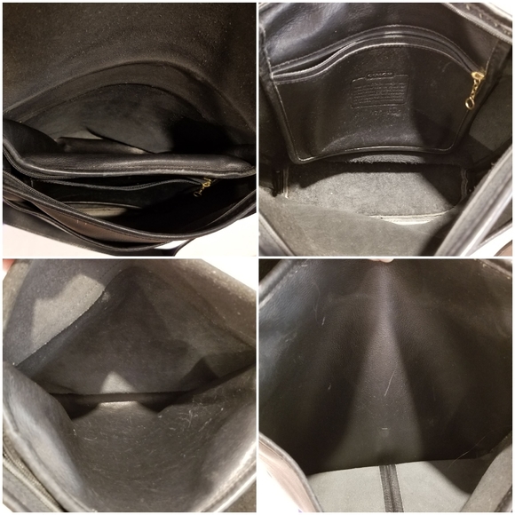 Coach Vintage Black Leather Whitney Bag Style 4115 - Picture 6 of 8